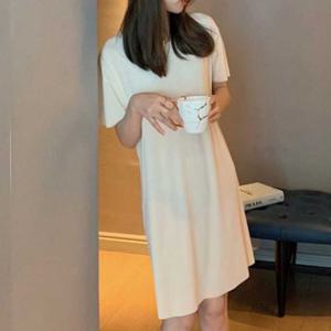 시원한 원피스 잠옷 여자 냉감 스판 홈웨어 데일리