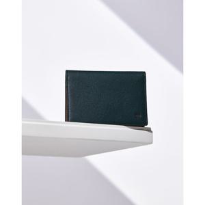 [닥스핸드백][선물포장] 고트 슬림 다크그린 카드지갑 DBHO5F730K3