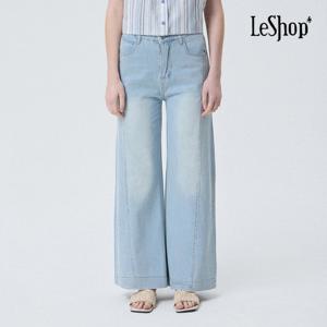 [르샵]사선 절개 데님 팬츠 (BP5PT026A)
