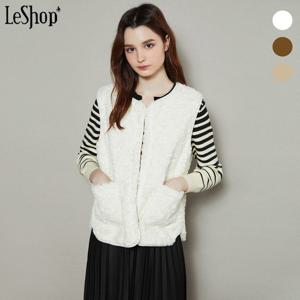 [르샵]뽀글이 퍼 집업 베스트 (BOAVT015A)