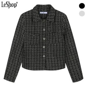[르샵]투 포켓 트위드 싱글 숏 자켓 (BOBJK032A)
