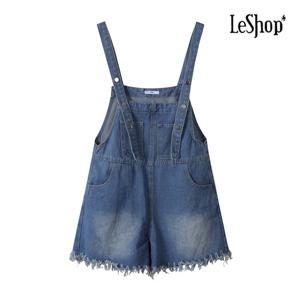 [르샵]크러쉬컷 멜빵 데님 점프수트 (BP4OP058A)