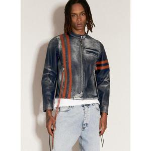 25 FW 이티스 여성 데이먼 스트라이프 재킷 eyt0356008blk F