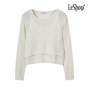 [르샵]레이어드 썸머 뷔스티에 셋업 니트 (BP4KP017A)