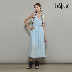 [르샵]앞 꼬임 포인트 슬림 나시 원피스 (BP4OP003A)