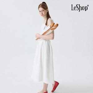 [르샵]허리 밴딩 크로스 끈 멜빵 원피스 (BP4OP068A)