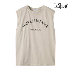 [르샵]프렌치 밸런스 민소매 티셔츠 (BP5TS004A)