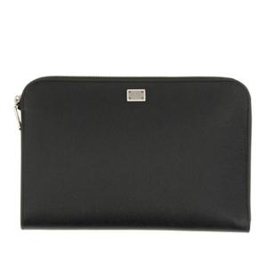 돌체앤가바나 블랙 가죽 렉탱귤러 클러치 BM2528 BG66280999