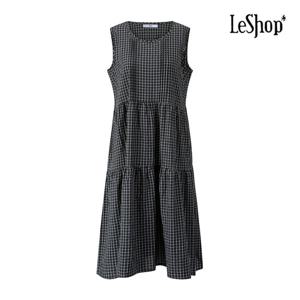 [르샵]체크 나시 캉캉 원피스 (BP6OP066A)