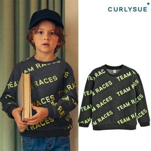 [컬리수]아동 레터링 자카드 맨투맨 CPF1XQTS57