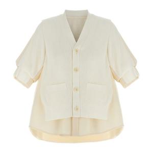 사카이 수트 믹스 니트 오르가노자 가디건 2507953 151