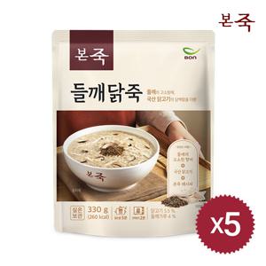 [본죽]들깨닭죽 330g 5팩