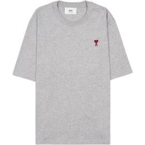 (명품) 아미 남성 하트 로고 느와르 반팔티 BFUTS