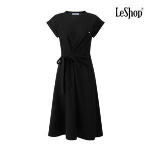 [르샵]랩스타일 매듭 롤업 플레어 원피스 (BP7OP041A)