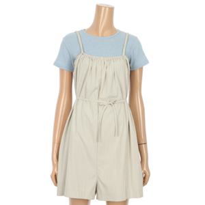 [르샵]셔링 숏 스트랩 점프수트 (BO4OP094A)