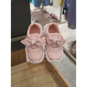 베네통키즈6 글로시 리본 운동화 QCSH04541 25F