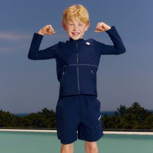 [아레나공식] 마크 아동 집업 래쉬가드 A5BB1BC03DNV