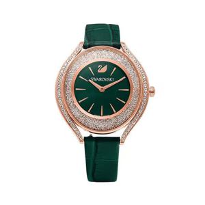 스와로브스키 5644078 Crystalline Aura 여성 가죽시계