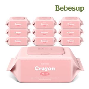 베베숲 크레용피치 70매 캡 10팩(70gsm)