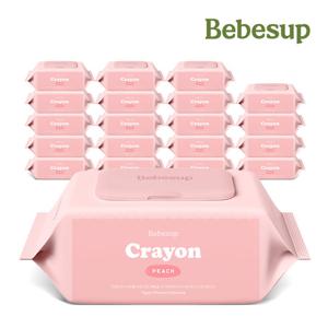 베베숲 크레용피치 70매 캡 20팩(70gsm)