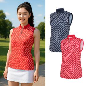 콜핑 여성 크레오라 스판 등산 나시형 집업 티셔츠 KSC482RT5W