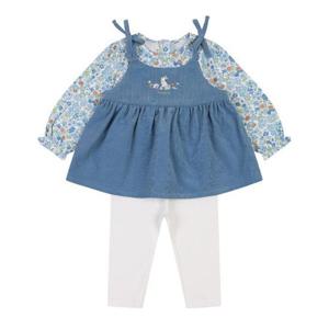 아가방 TC01 가을 미나플라워멜빵상하(S/BLUE)_ 01S523051