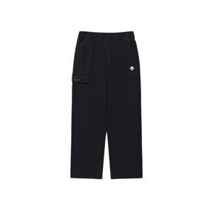 데상트 공용 에센셜 기모 우븐 스트레이트핏 팬츠 AP323UPT92-BL