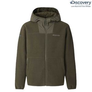 디스커버리 25FW 남성 자가드 플리스 후드 자켓 DMSS33054DKS GPWJ