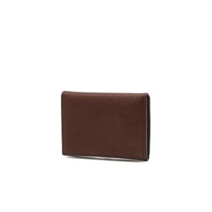 [닥스핸드백]브라운 음각로고 소가죽 카드지갑 DBHO5FL03W3