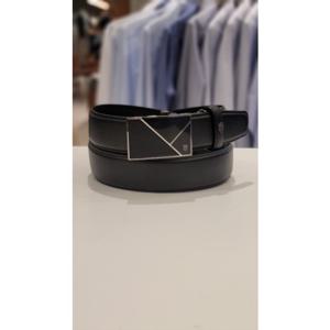 (FPFBE1203BK) 포체 남성 메탈블랙버클 소가죽  자동벨트