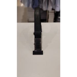 (FPFBE1206BK) 포체 남성 메탈블랙버클 소가죽  자동벨트