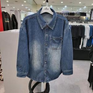 에어워크주니어 sh06 페이드워싱 데님 셔츠자켓 R257B0101A
