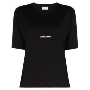 생로랑 반팔 티셔츠 460876 YB2DQ1000 BLACK