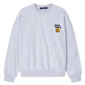 [클라이드]여성 스마일 맨투맨 티셔츠 FPDTS901F