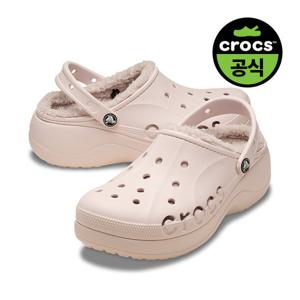 [지비츠증정] TAG가 94,900원 크록스 여성 바야 플랫폼 라인드 BPK (25FWCL208708)