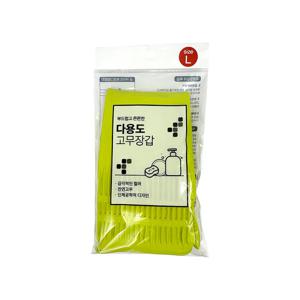 크린랲 다용도 고무장갑(대) 고무장갑 주방장갑 김장 주방고무장갑