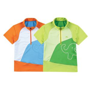 콜핑 남아동 코끼리프린트 등산 반팔 반집업 티셔츠 1542TK705B