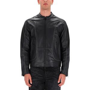 디젤 프론트 지퍼 스탠드 칼라 가죽 재킷 A16866 0EPAU9XX