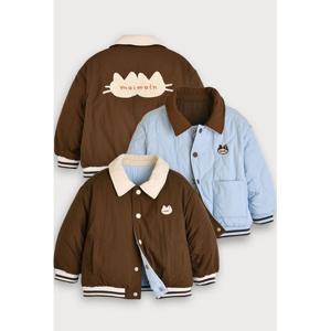 [모이몰른]유아 라오리버시블 경량 패딩 점퍼 M254PMB06P