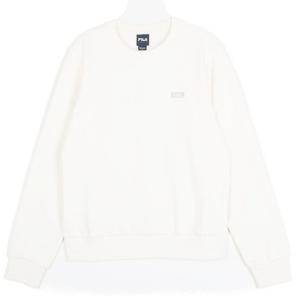 M 휠라긴팔티 KQC FS2POG4101U-SWH 기모 베이직 스몰로고 맨투맨