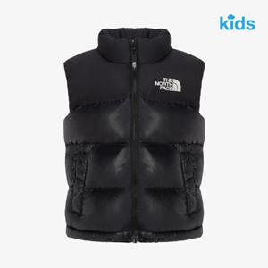 노스페이스 키즈 NV3NR57S 블랙 눕시 패딩 베스트