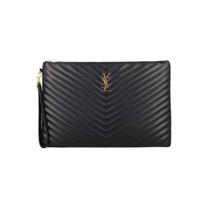 생로랑 클러치 파우치 440222 CWU011000 BLACK