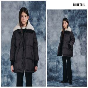 [블루테일]AZH4JP04DB 다크브라운 미드기장 다운 점퍼