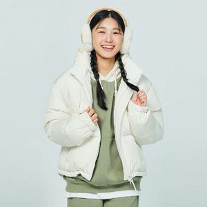 [소이]여자 겨울이월 크림푸퍼다운점퍼(24W1151)