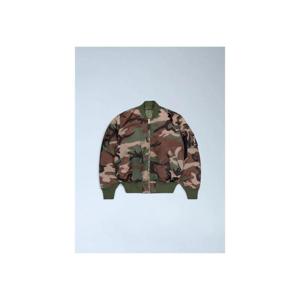 25 FW 알파인더스트리 남성 MA 1 Primaloft Flight Camo Bomber 재킷 alp0162005oli