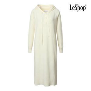 [르샵]버튼 후드 소프트 니트 원피스 BPBOP001A