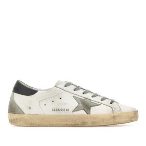 골든구스 화이트 가죽 빈티지 슈퍼스타 스니커즈 GMF00102F0061
