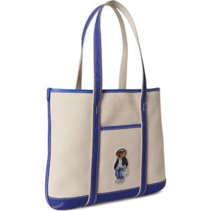 랄프로렌 폴로 베어 자수 패치 캔버스 토트백 428P05484 001