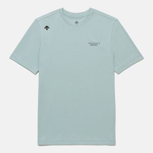 [데상트공식] 스몰 워딩 코튼 반팔 티셔츠 SR123UTS15