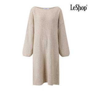 [르샵]라운드넥 베이직 골지 니트 원피스 BPCOP004A